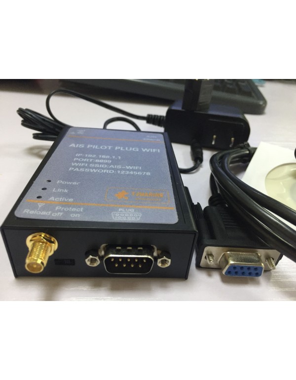 GooMarine AIS Transponder Class B for gps AIS Receiver marine Wifi Pilot Plug W/ USB Cable G-001