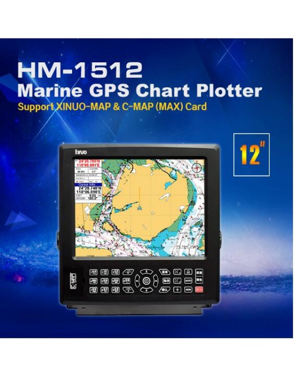 XINUO 12.1" Marine GPS Chart Plotter For Sail...