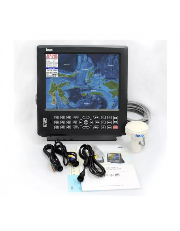 XINUO 12.1" Marine GPS Chart Plotter For Sailing Support C-Map Chart HM-1512