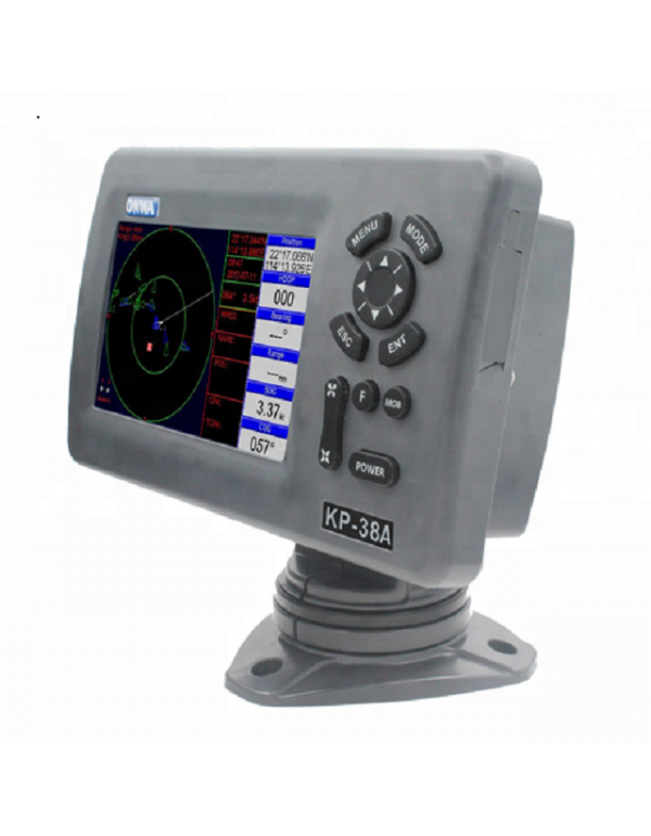 ONWA 5-inch Marine LCD GPS Chart Plotter With AIS Transponder KP-38A 