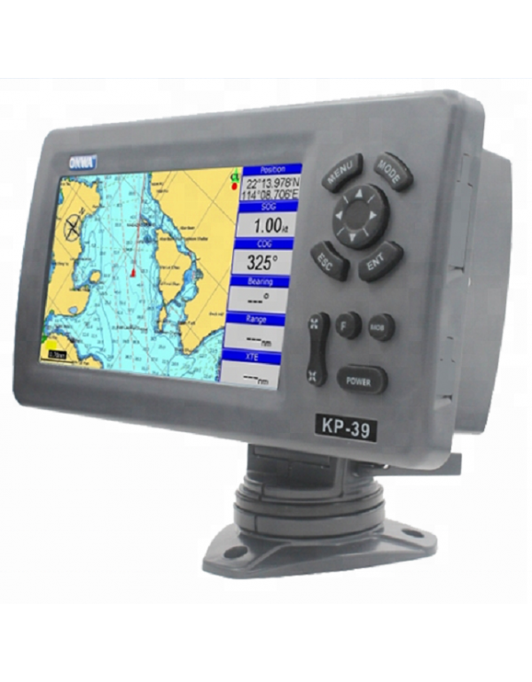 ONWA 7 inch  Marine GPS Chart Plotter Support K-chart and C-map SD Card KP-39 